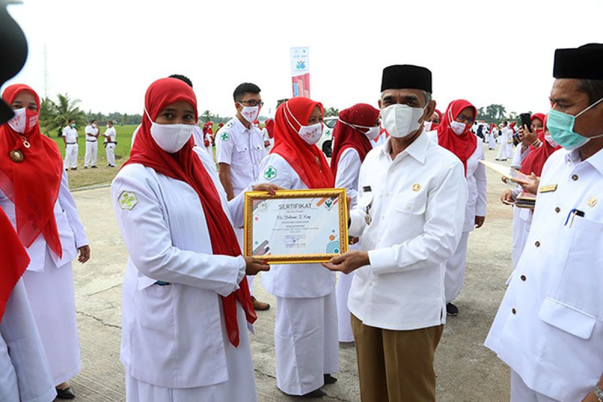 17 tenaga kesehatan di Aceh Utara dapat penghargaan, berikut namanya