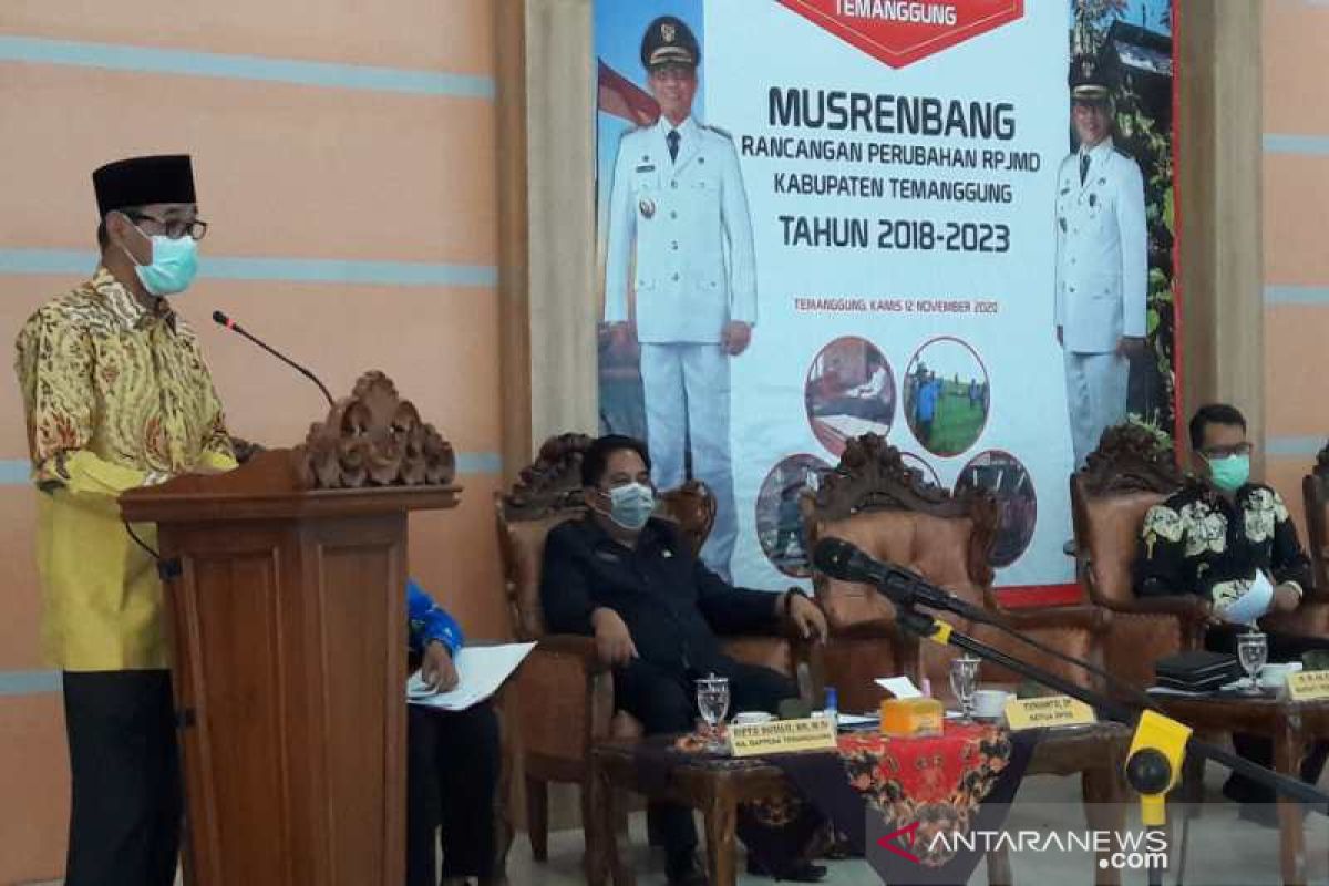 Pertumbuhan ekonomi Kabupaten Temanggung kuartal II 2020 minus 2,06 persen