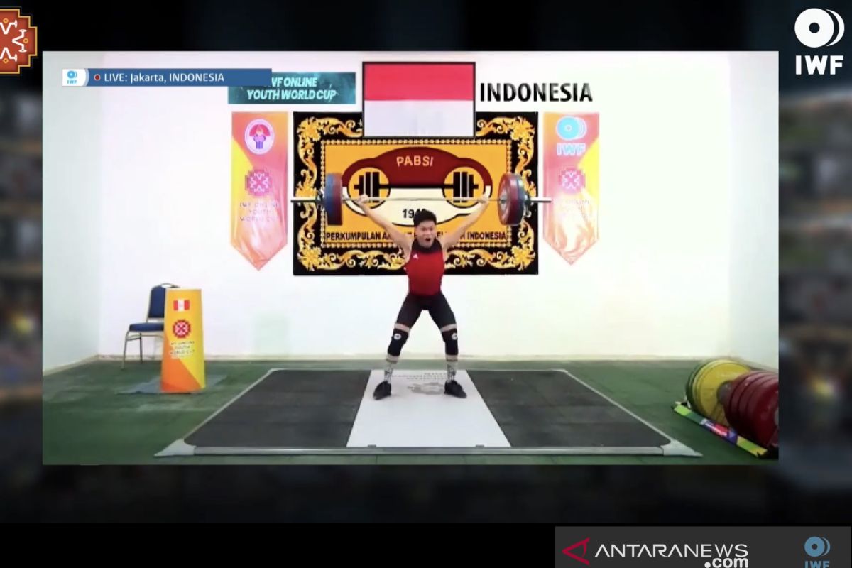 Lifter Muhammad Faathir raih emas di Kejuaraan Dunia Remaja Virtual 2020