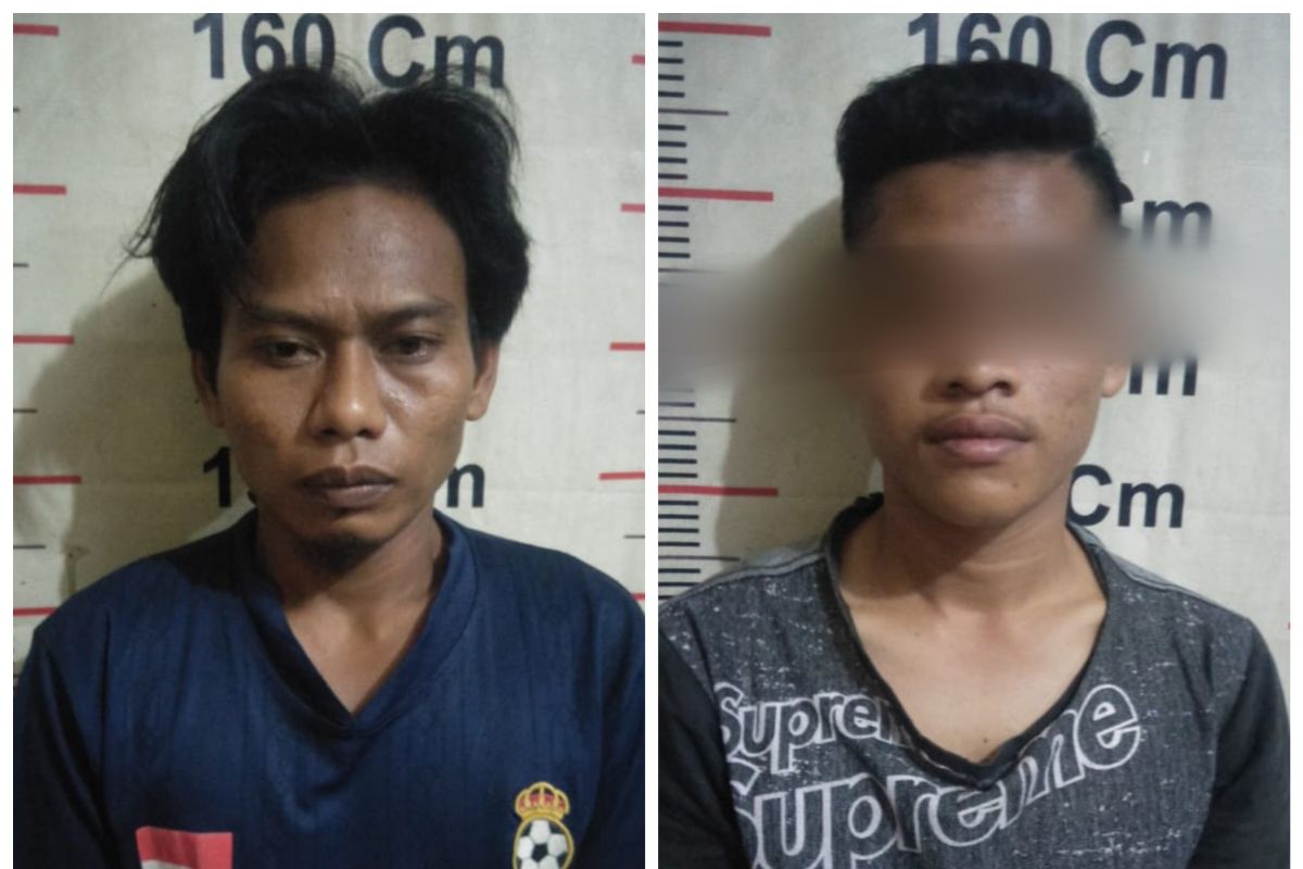 Polsek Padang Tualang tangkap dua tersangka pemilik sabu
