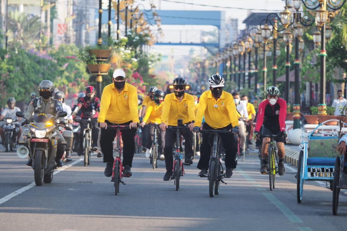 Wali Kota Madiun pastikan jalur sepeda wisata 15 kilometer selesai akhir 2020