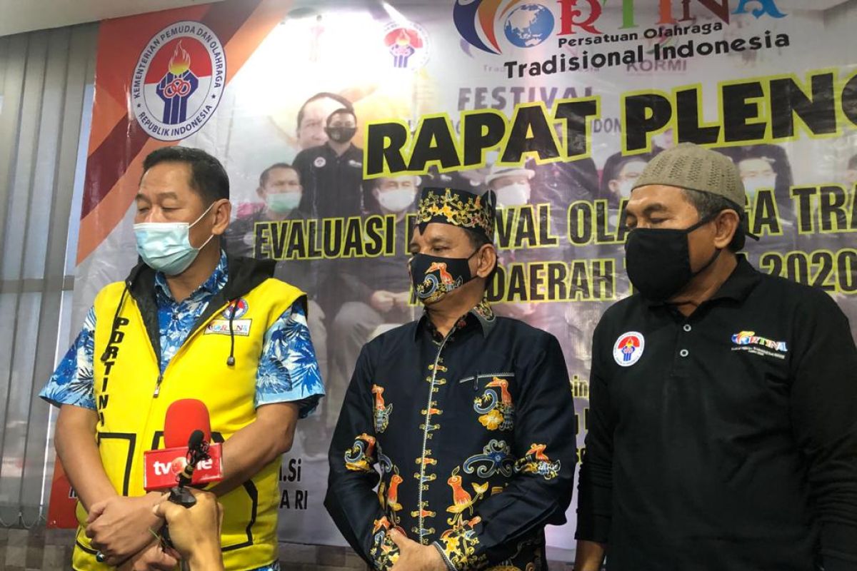 Kalteng juarai festival olahraga tradisional 2020 Portina