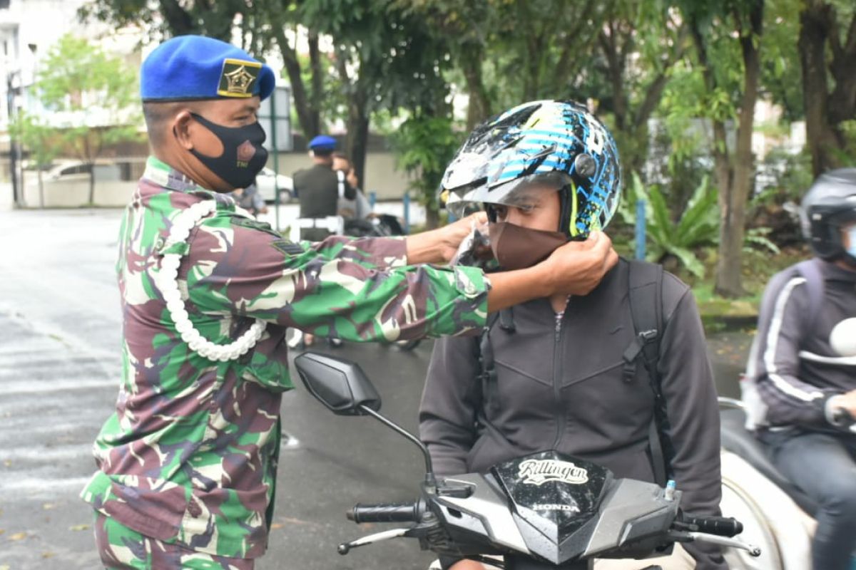 Pomdam I/BB operasi displinan protokol kesehatan