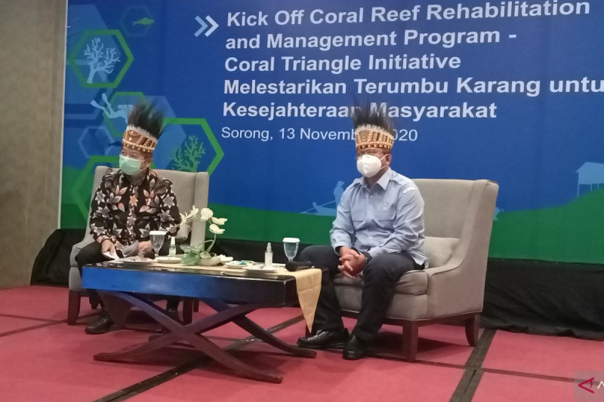 Dua menteri hadiri pembukaan program COREMAP-CTI di Papua Barat