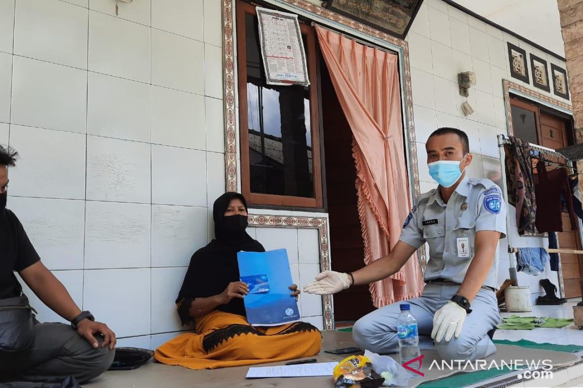 Jasa Raharja Bali santuni ahli waris pedagang bakso keliling