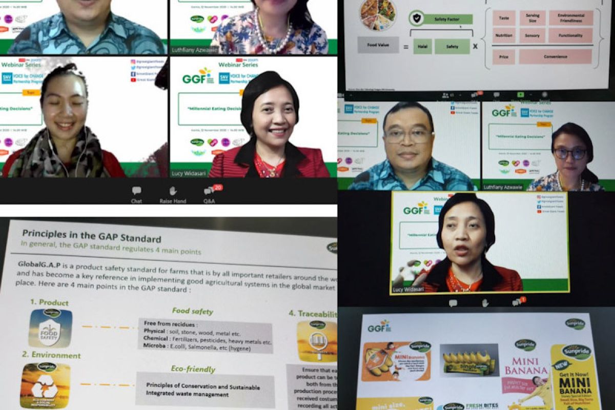 GGF gelar webinar "Millennial Eating Decisions"