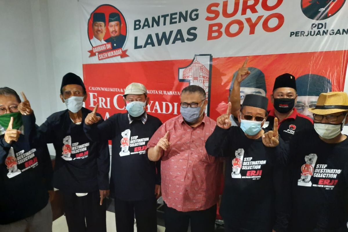Kader senior PDIP turun gunung menangkan Eri-Armuji di Pilkada Surabaya