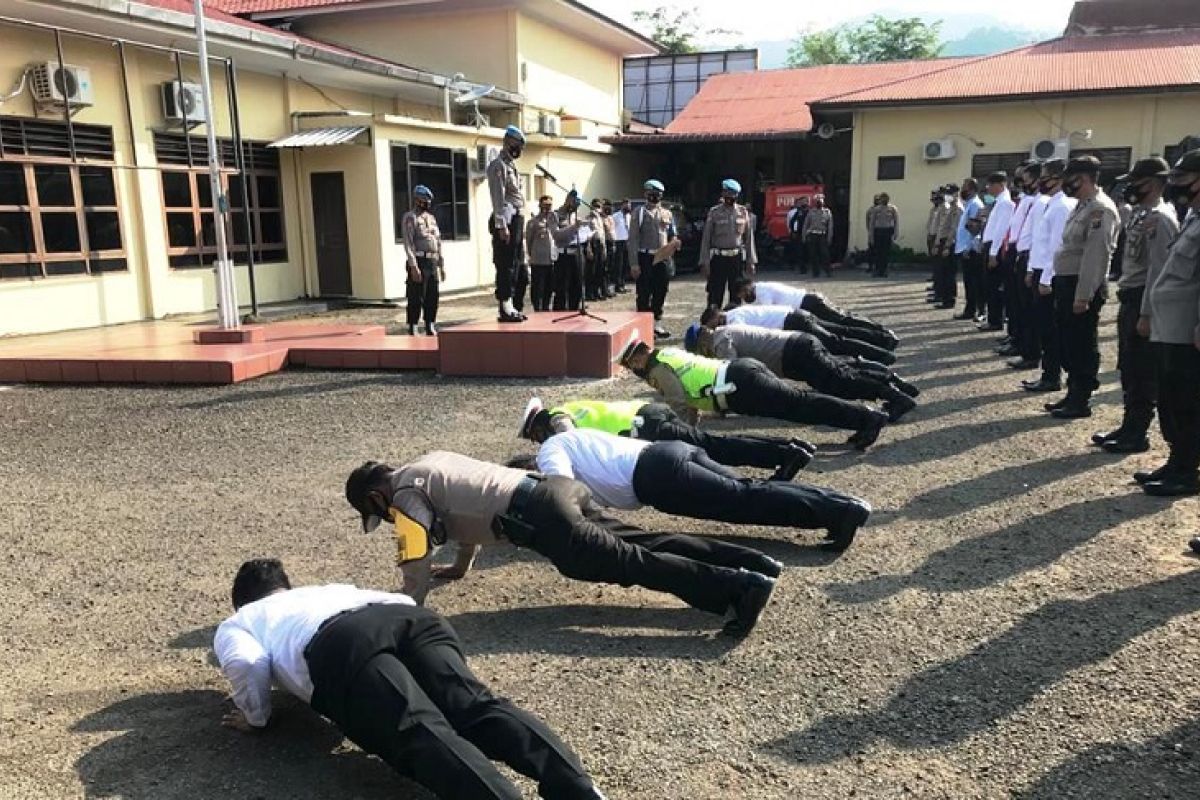 Sejumlah personel Polres Sibolga terjaring Operasi Gaktiplin