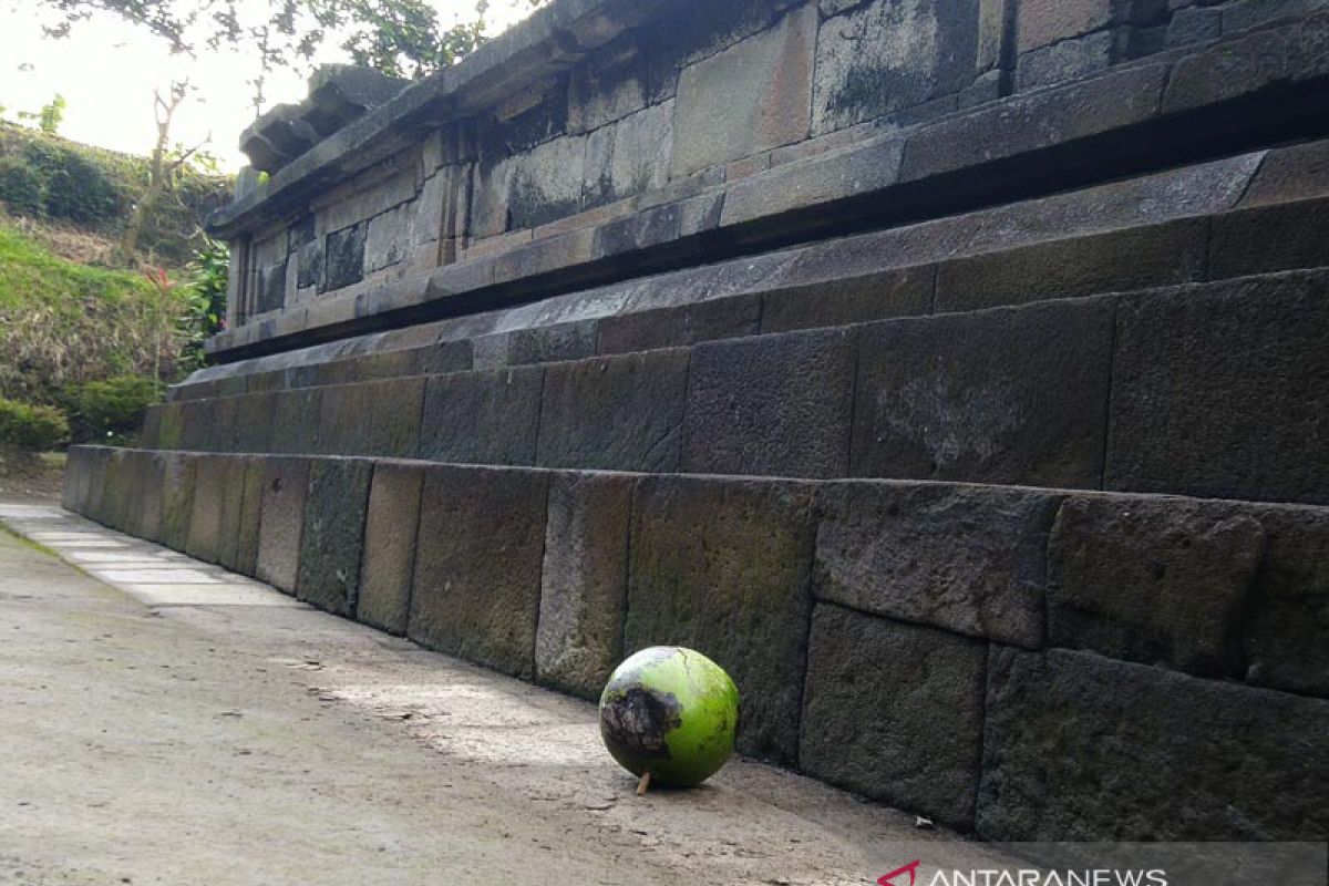 Ritus kepahitan di Candi Pendem Gunung Merapi