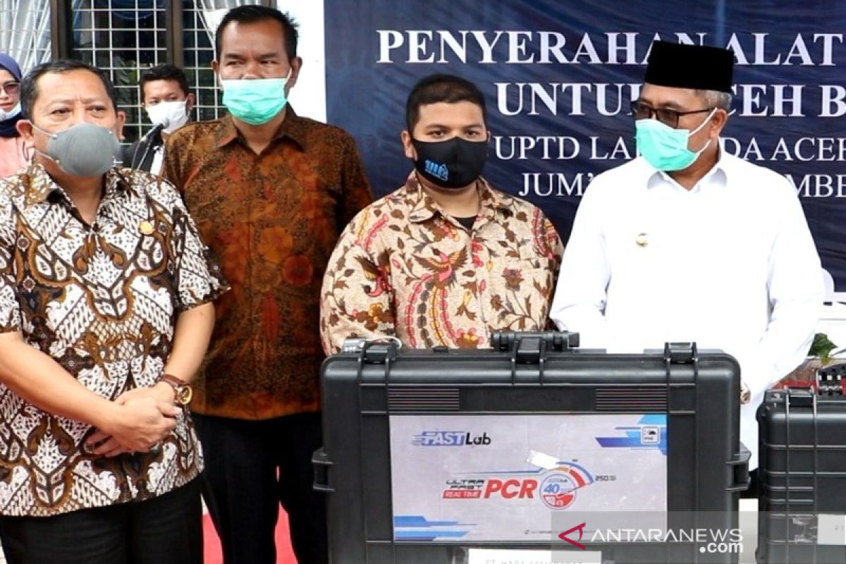 Pemkab Aceh Barat terima bantuan alat tes PCRdari masyarakat dan pengusaha