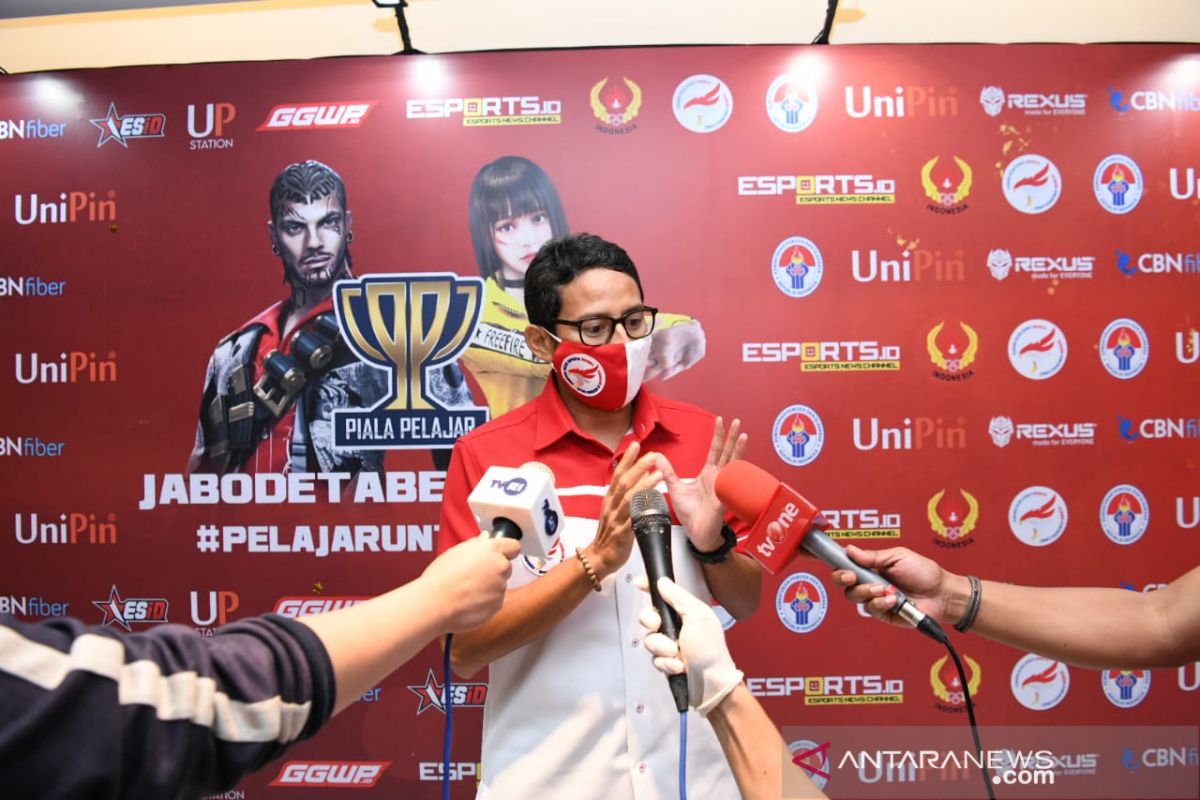 Bagi Sandiaga Uno esports berpotensi bangkitkan perekonomian