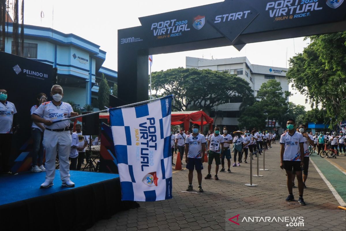 15.000 peserta ramaikan Port Virtual Run and Ride 2020 gelaran Pelindo III
