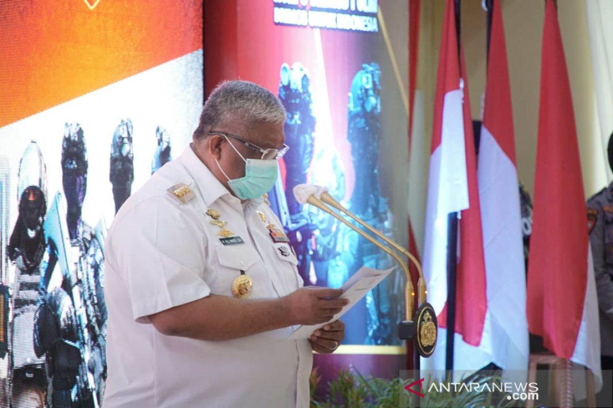 Gubernur Sulawesi Tenggara Ali Mazi apresiasi Brigade Mobil
