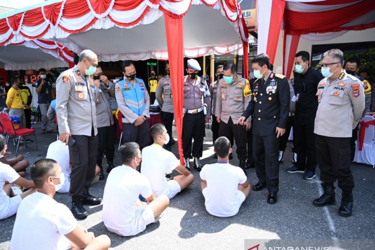 Cek supervisi seleksi penerimaan Bintara Polri, Kapolda ingatkan protokol kesehatan