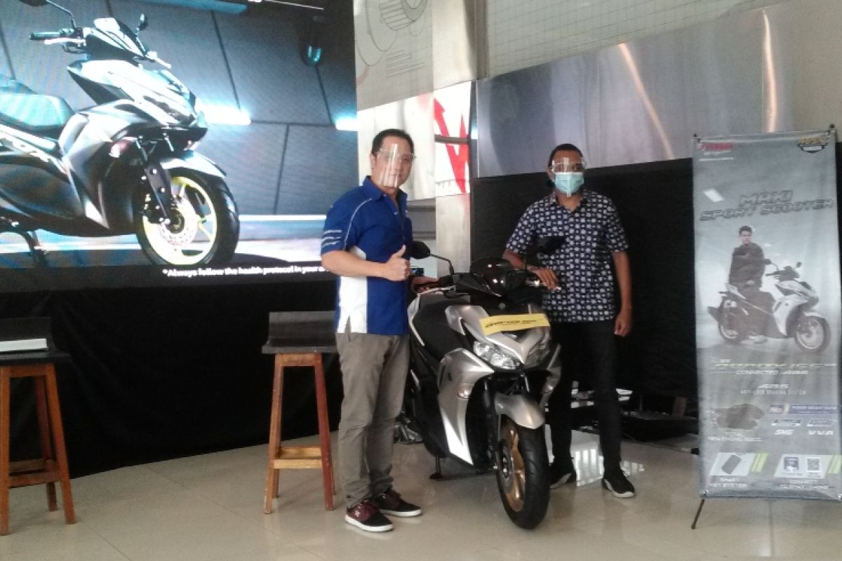 All New Aerox 155 Connected diluncurkan di Medan