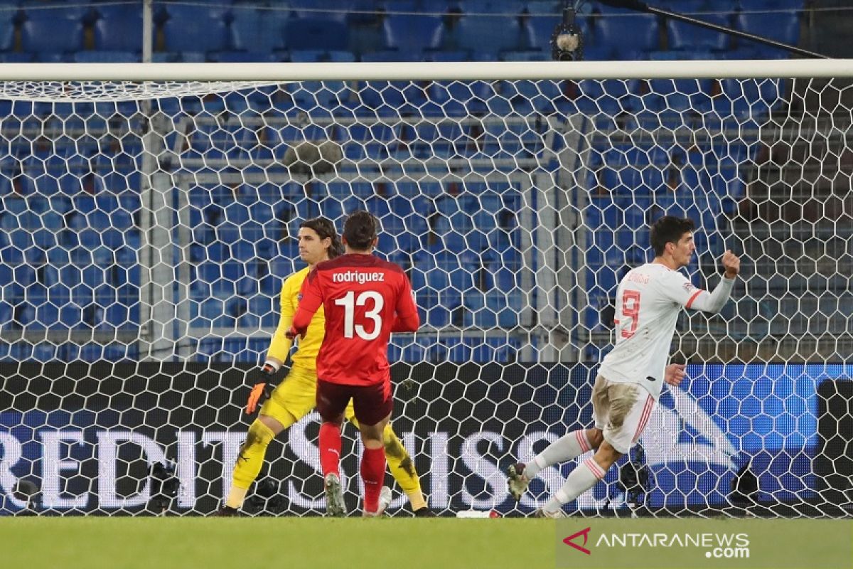 Gerard Moreno menyelamatkan Spanyol dari kekalahan lawan Swiss