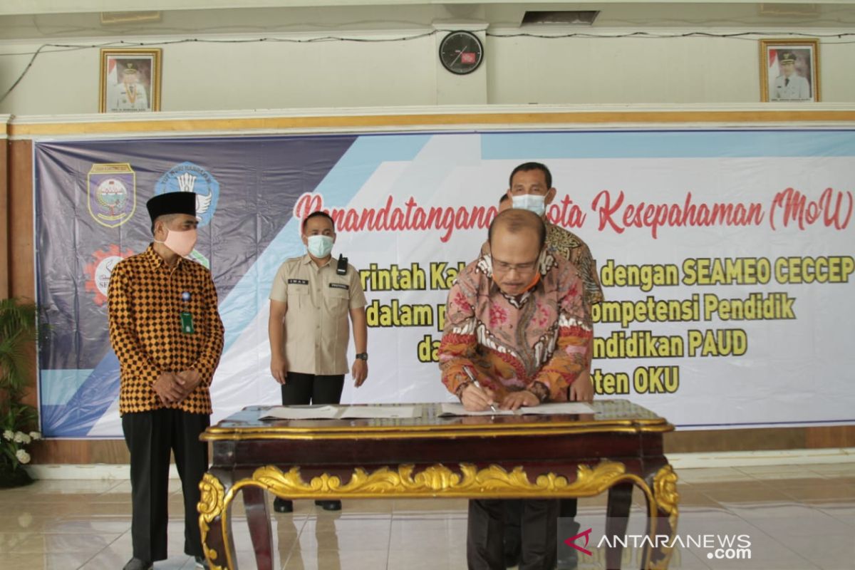 SEAMEO CECCEP bantu  Ogan Komering Ulu tingkatkan kapasitas pengajar PAUD