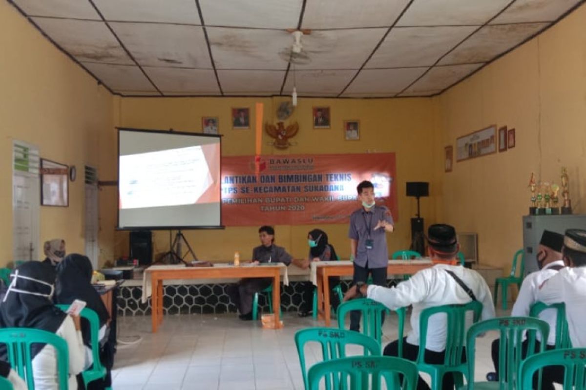 133 pengawas TPS Kecamatan Sukadana dilantik