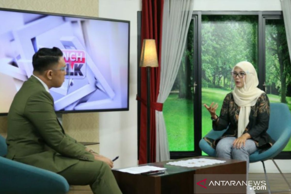 Melati Erzaldi berbagi kisah memajukan UMKM Babel di TV nasional