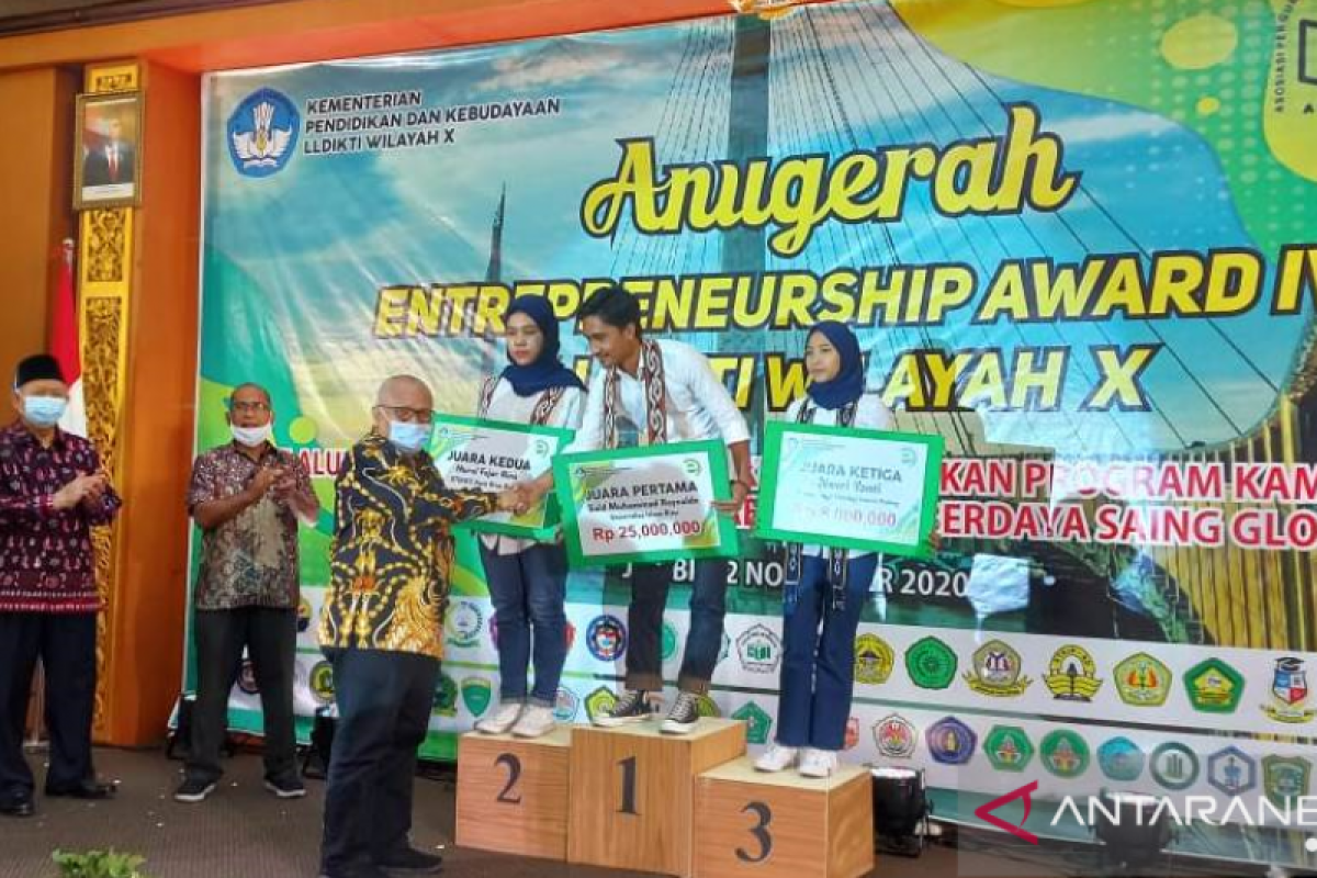 Berikut para pemenang Entrepreneurship Award IV 2020 di LLDIKTI Wilayah X