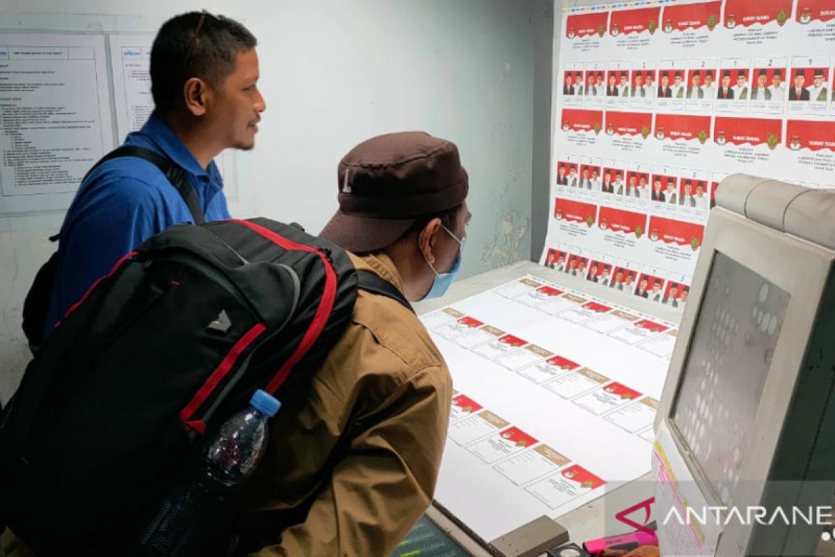 KPU Kalteng siapkan 1,744 juta surat suara di Pilkada 2020