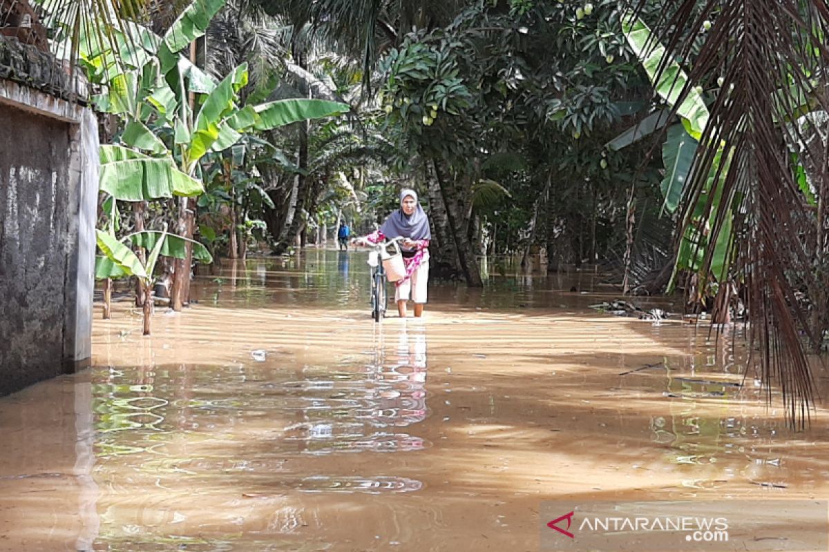 Banjir kembali genangi beberapa desa di Cilacap