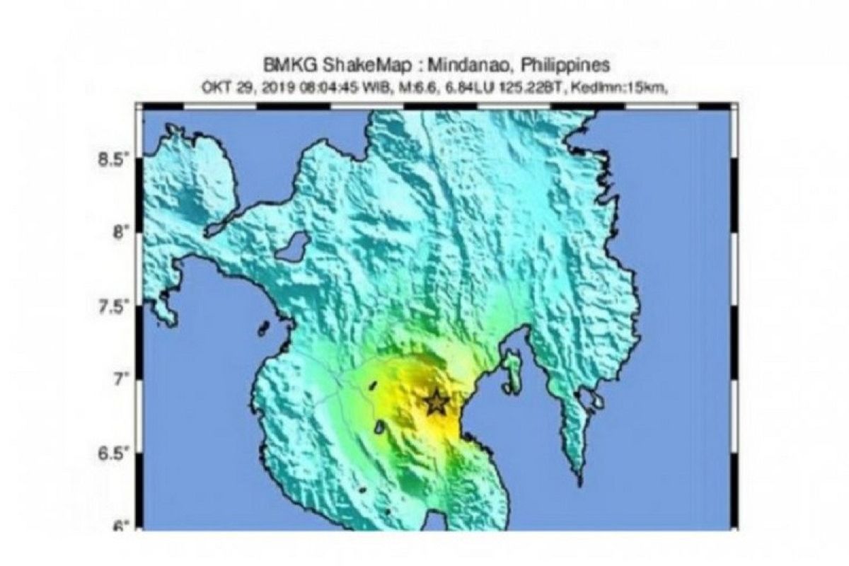 Gempa bumi 6,1 magnitudo guncang Filipina