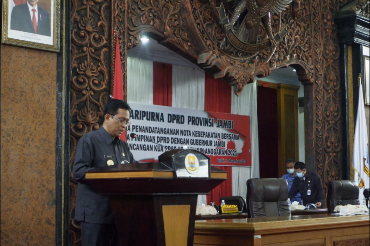 Pjs Gubernur Jambi instruksikan OPD susun langkah strategis pelaksanaan program 2021