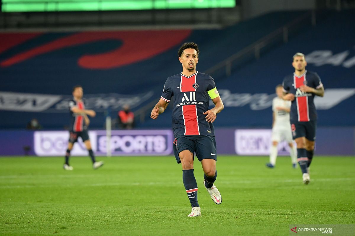 Marquinhos bantah rumor tinggalkan PSG