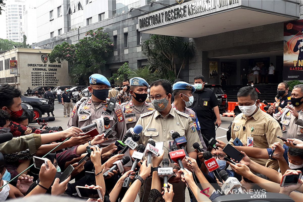Polisi tegaskan adanya temuan tindak pidana kasus kerumunan massa di Petamburan