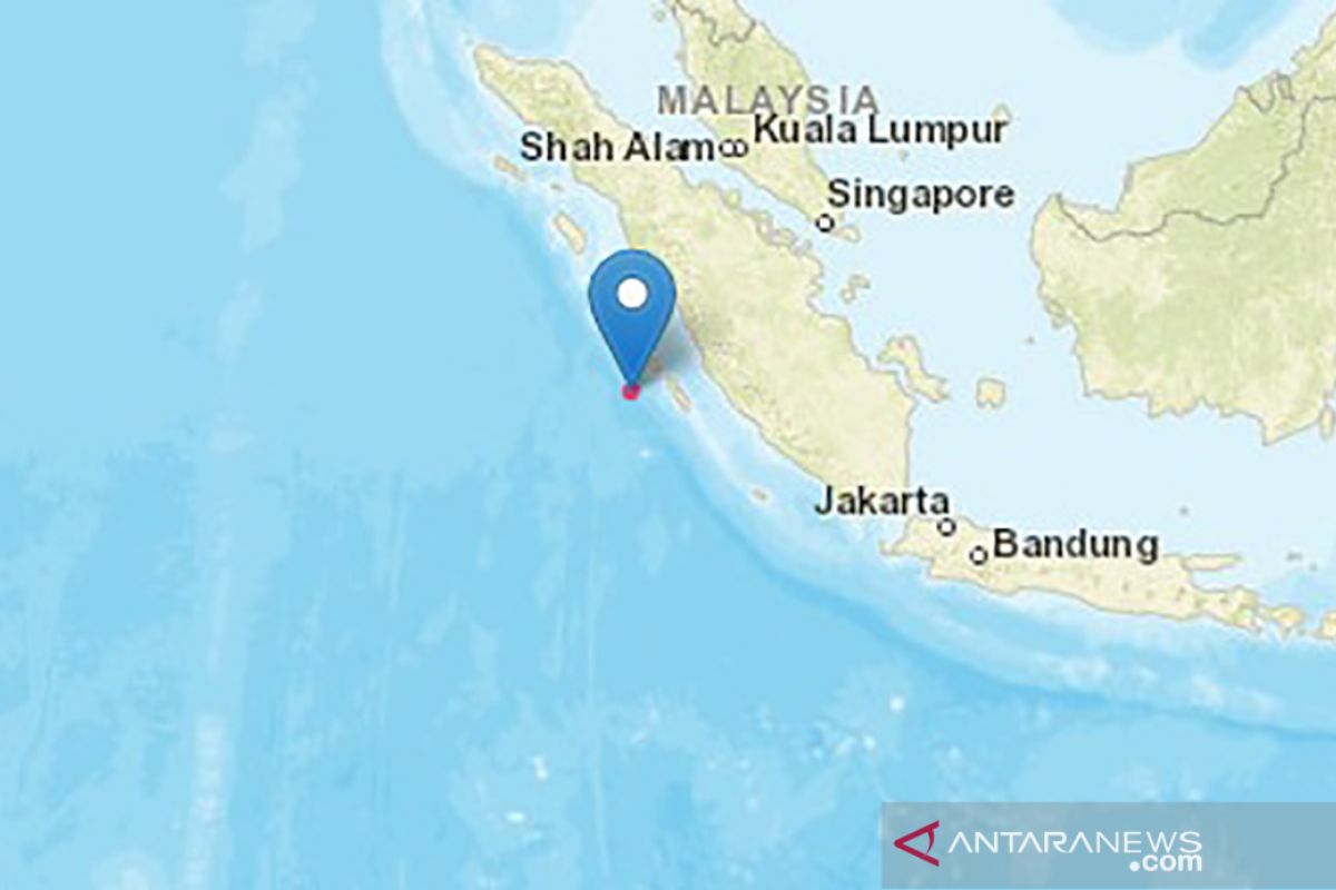 Gempa bumi dengan magnitudo 6,3 guncang Sumbar