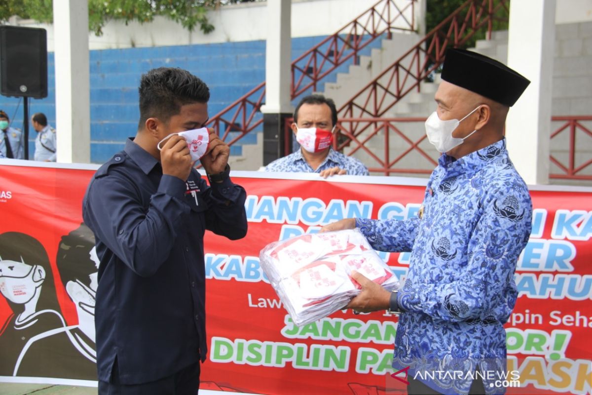Dinkes Tapin bagikan 26 ribu lebih masker