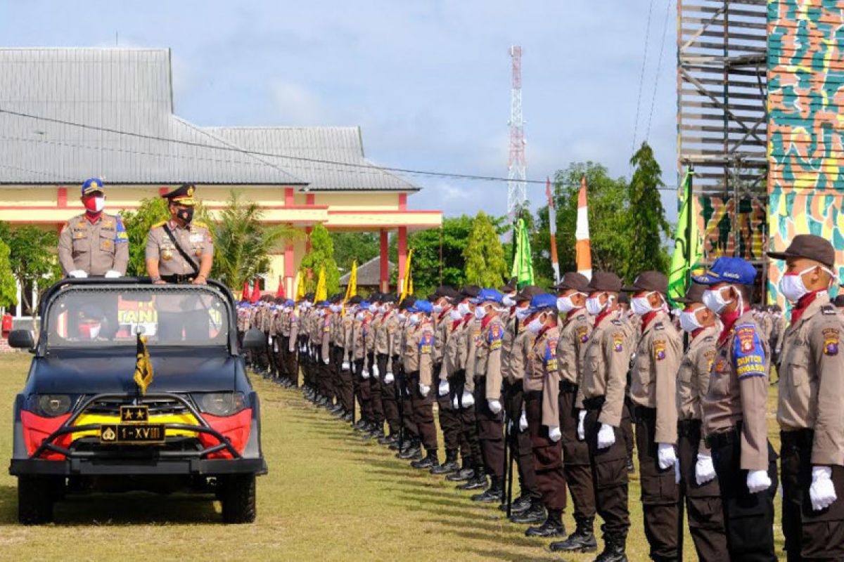 308 calon Bintara Polri di Kalteng jalani pendidikan meski COVID-19