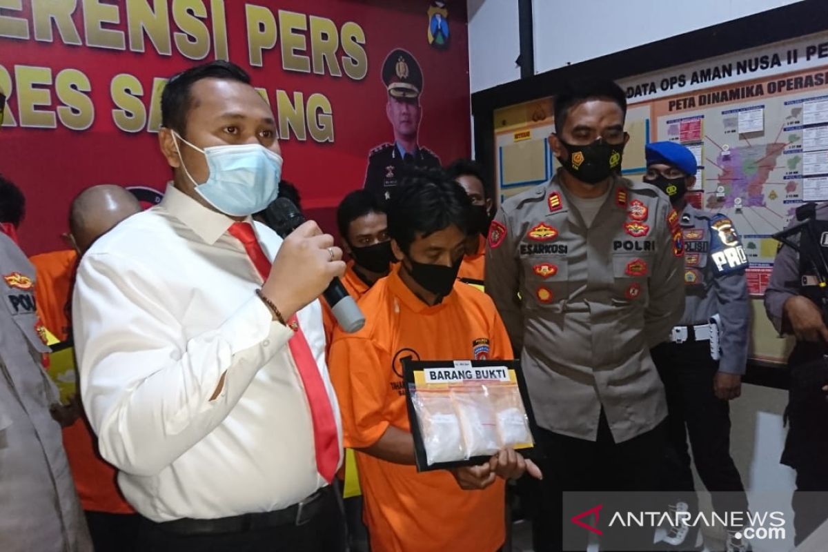 Polres Sampang gagalkan pengiriman sabu-sabu senilai Rp450 juta ke Bali
