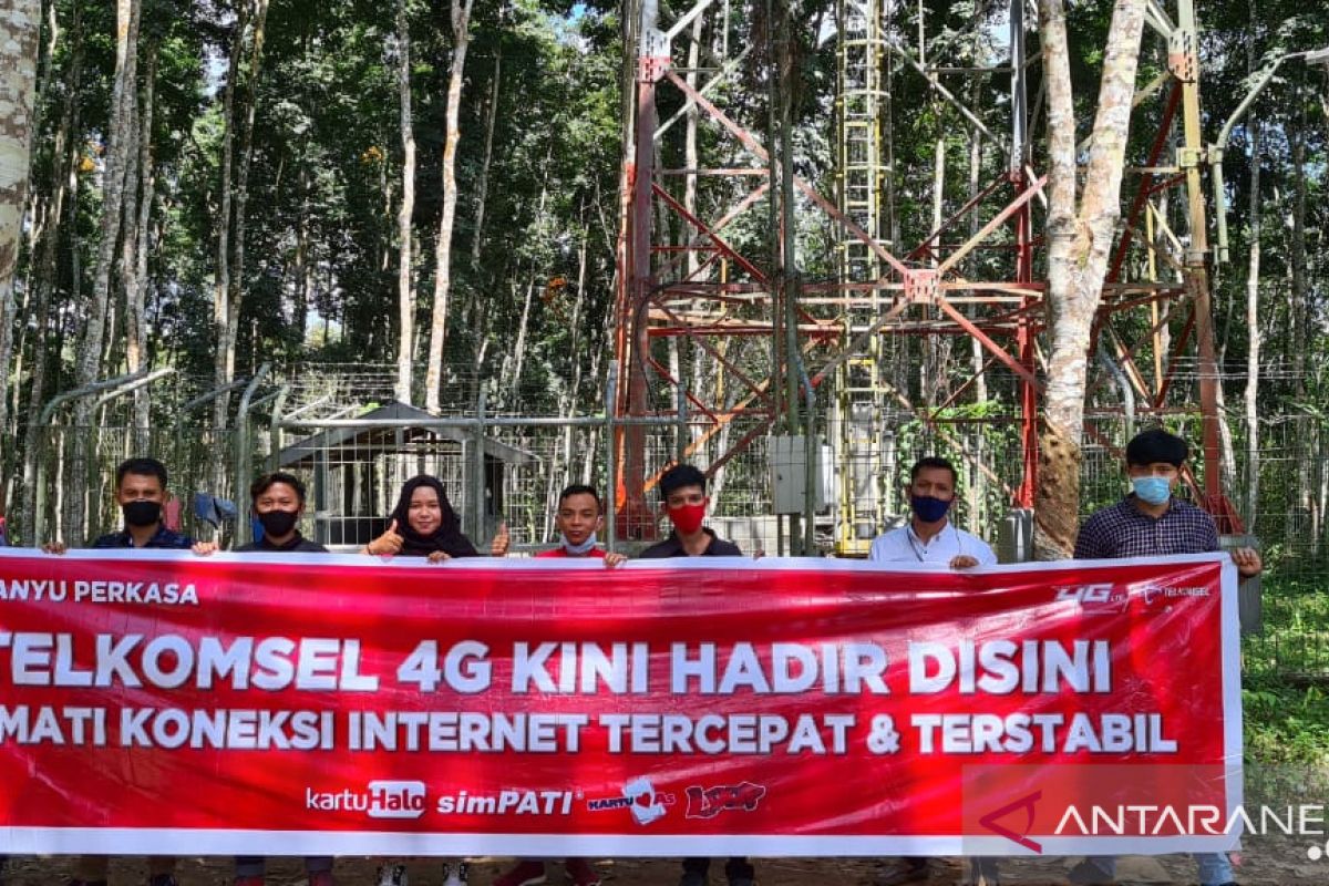 Telkomsel Hadirkan Jaringan Broadband di Desa Rantau Atas