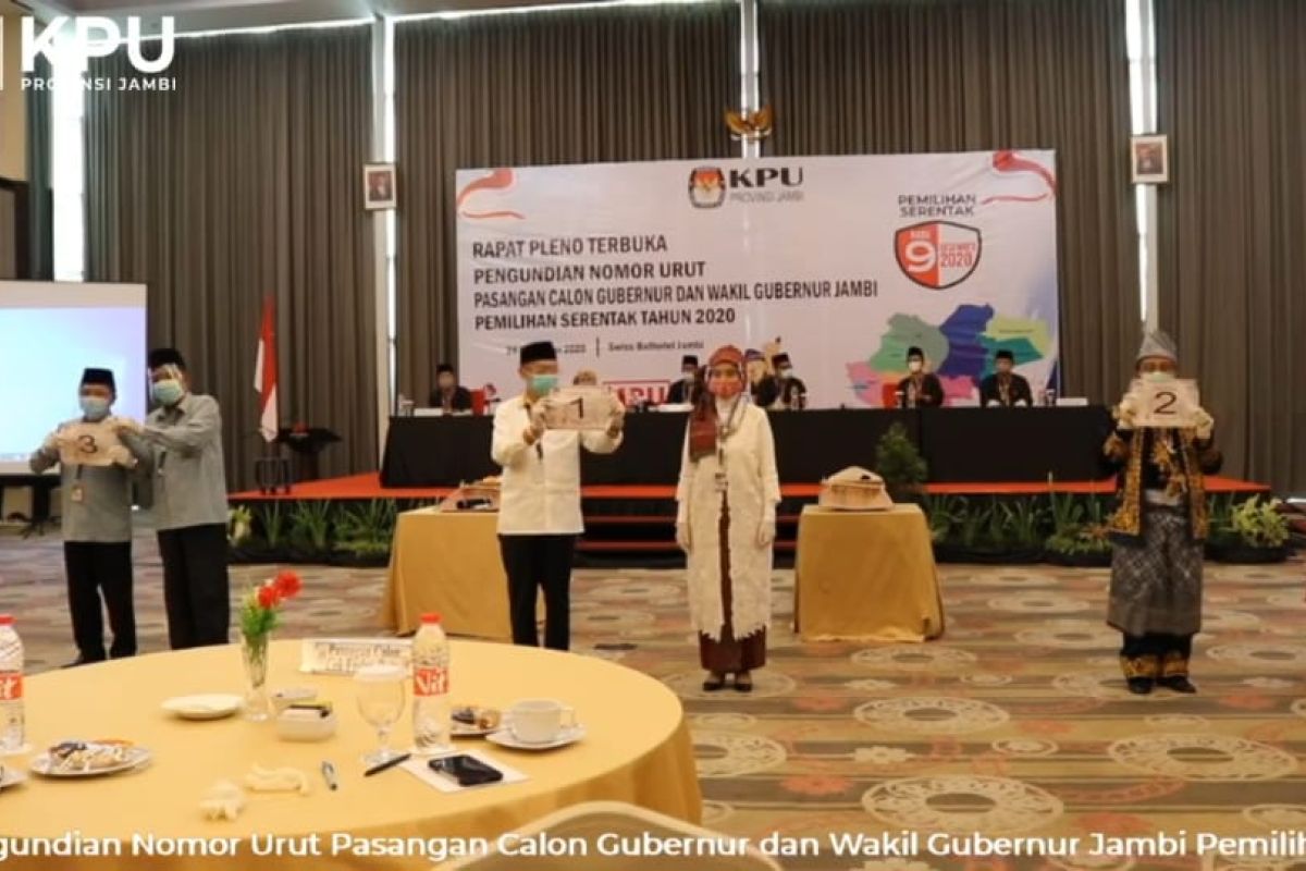 Debat para calon wakil gubernur Jambi digelar 21 November