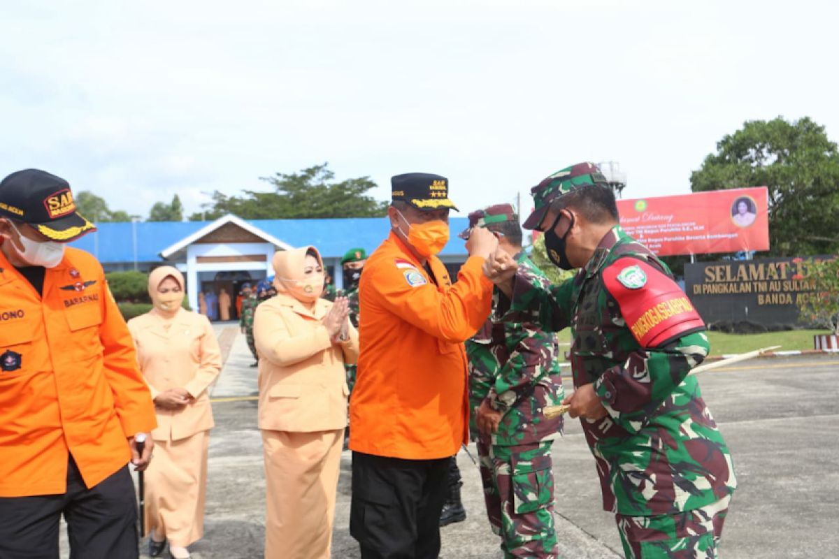 Kunker ke Aceh, Pangdam IM Sambut Kedatangan Kepala Basarnas RI