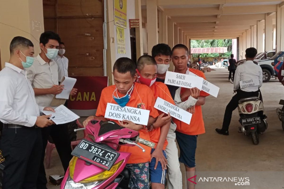 Polres Bengkulu rekonstruksi pembunuhan di Balai Buntar