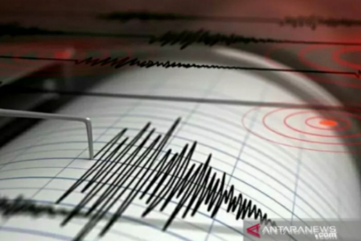Rabu siang, Gempa dengan magnitudo 5,3 guncang Padang (Video)