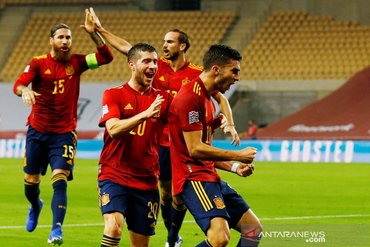 Spanyol pesta gol atas Jerman dan melangkah ke empat besar Nations League