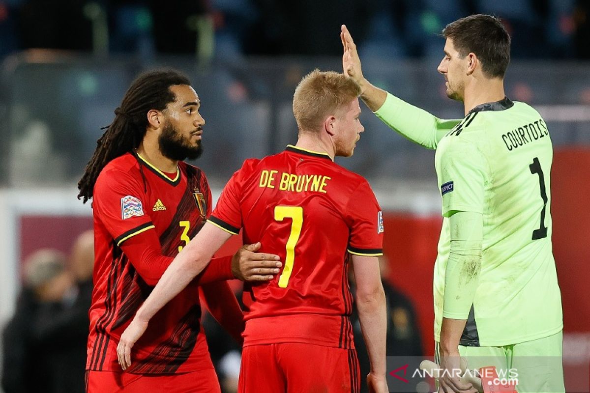 Nations League - Kiper Belgia Courtois tegaskan tidak remehkan Denmark