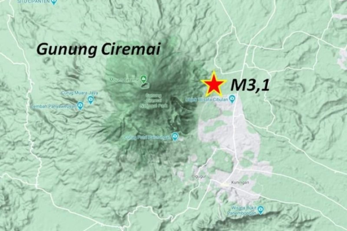 Sesar Ciremai yang sebabkan  gempa Kuningan merupakan sesar aktif