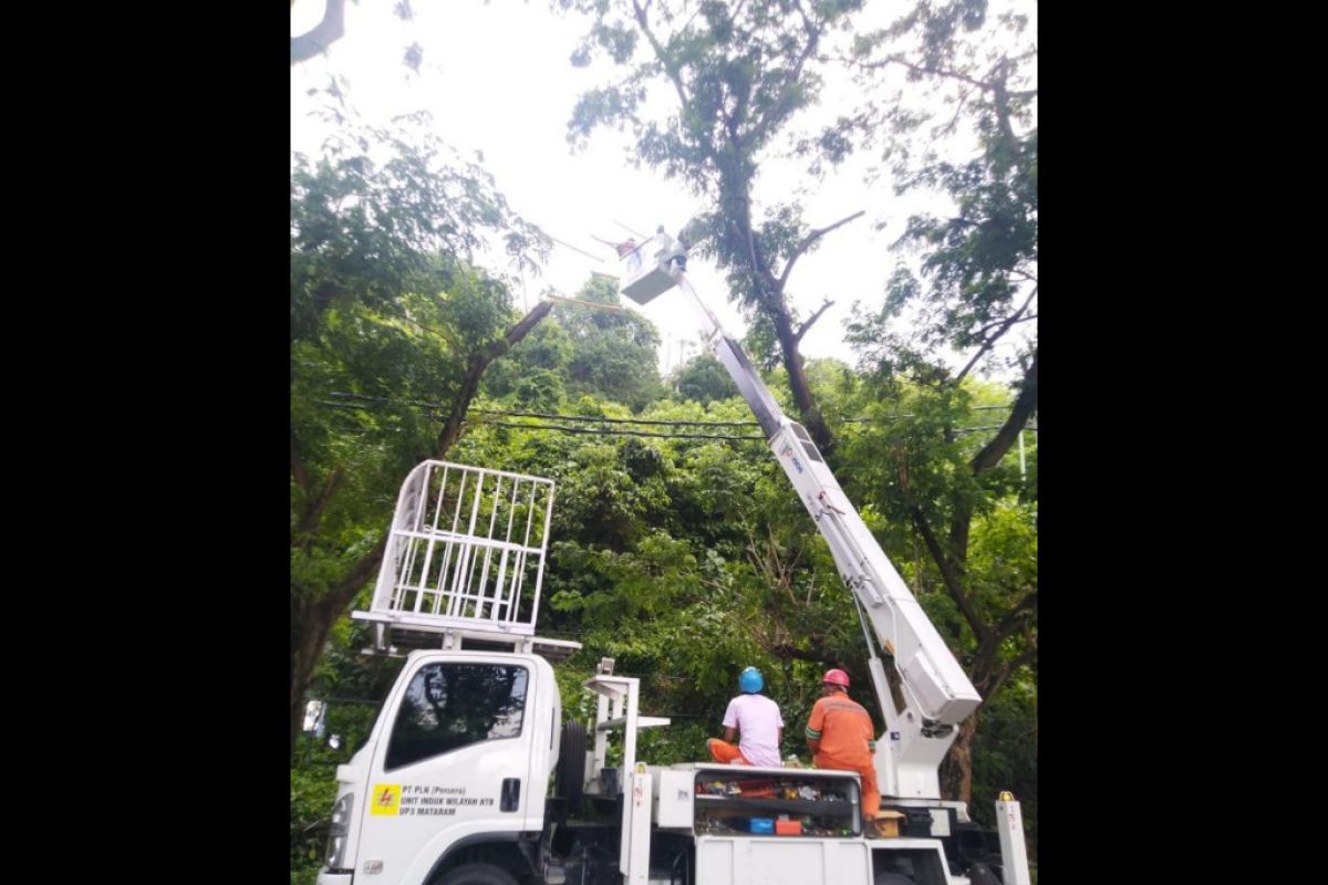 PLN bangun kembali tiang roboh akibat longsor di Malaka KLU