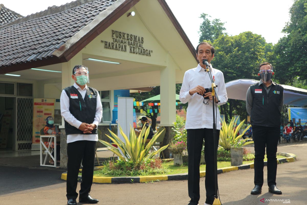 Presiden Jokowi siap disuntik pertama vaksin COVID-19