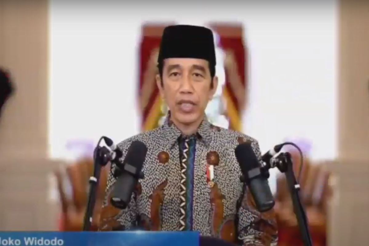 Presiden Jokowi harapkan Muhammadiyah ikut perangi hoaks vaksin COVID-19