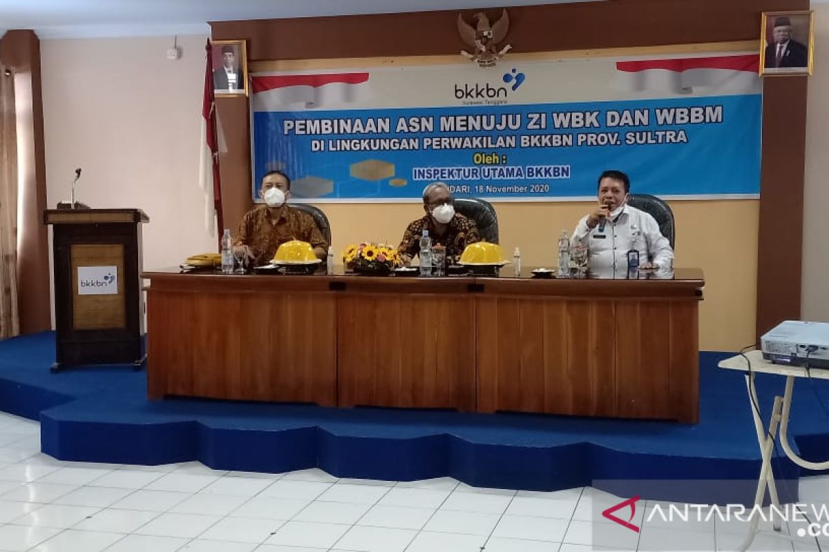 BKKBN Sultra Komitmen Wujudkan Zona Bebas Korupsi