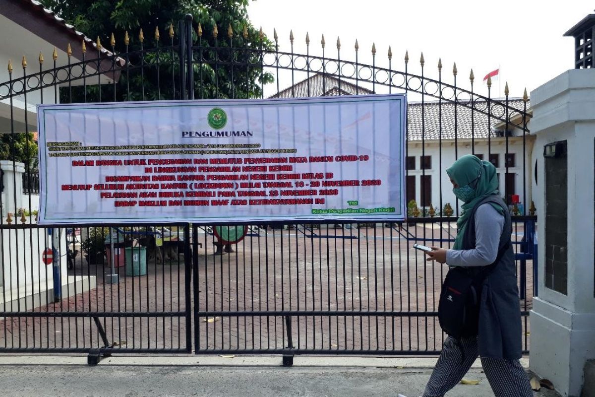 PN Kota Kediri lakukan penutupan aktivitas kantor cegah COVID-19