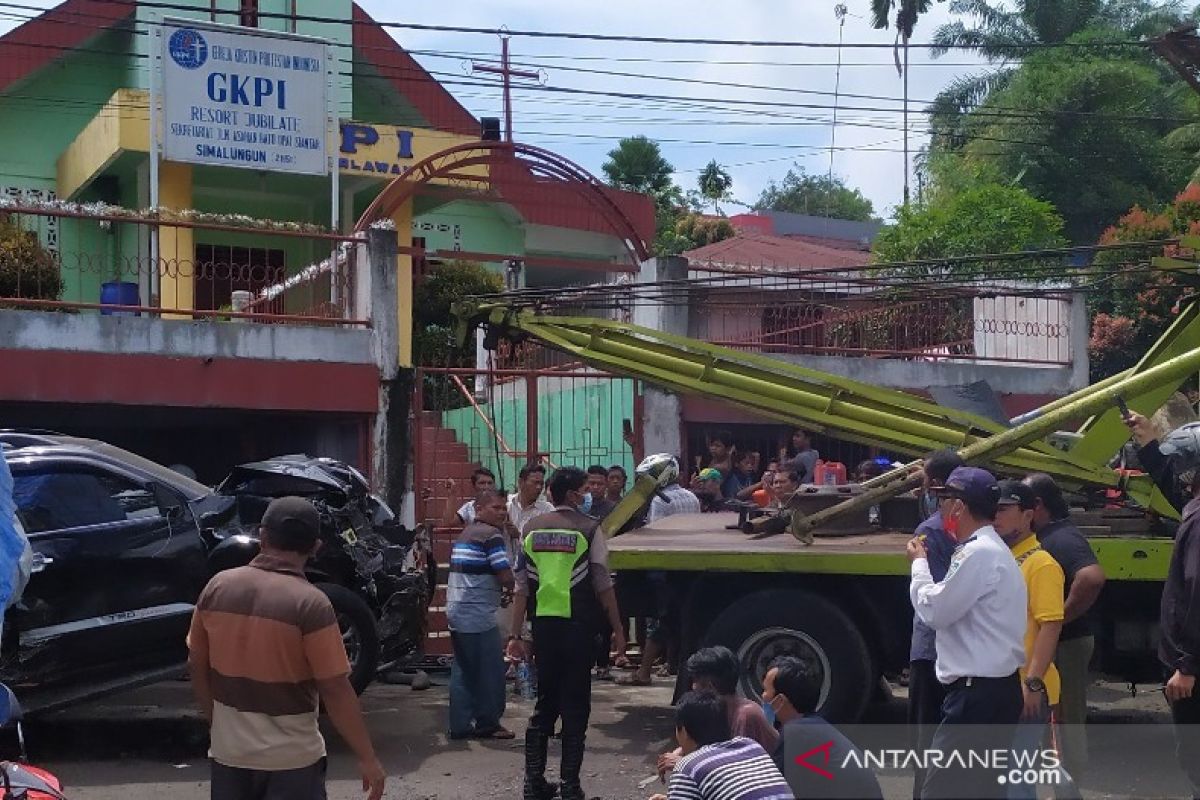 Polres Simalungun rilis kasus lakalantas beruntun, lima meninggal