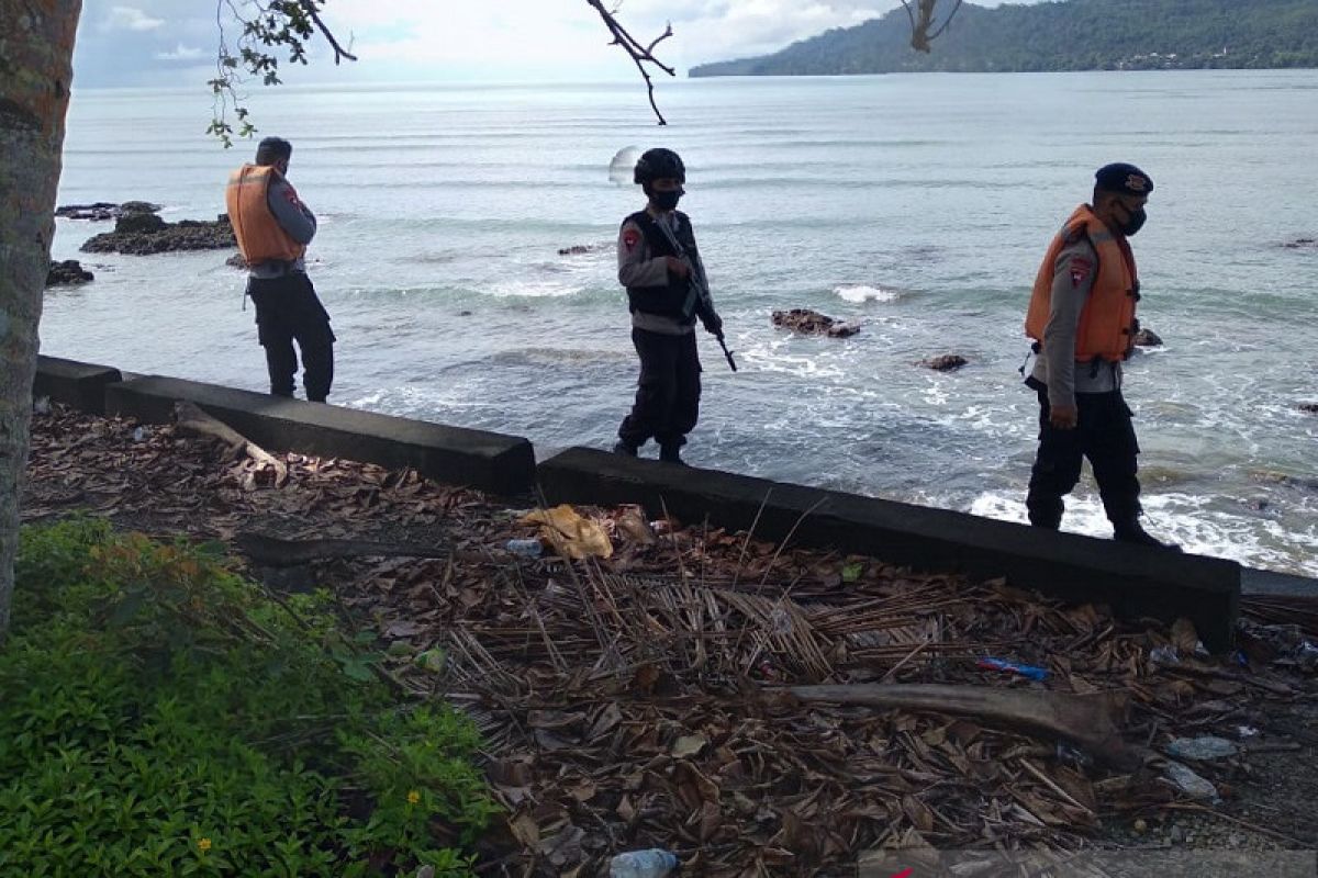 Brimob Polda Maluku patroli SAR antisipasi bencana alam di Pulau Ambon