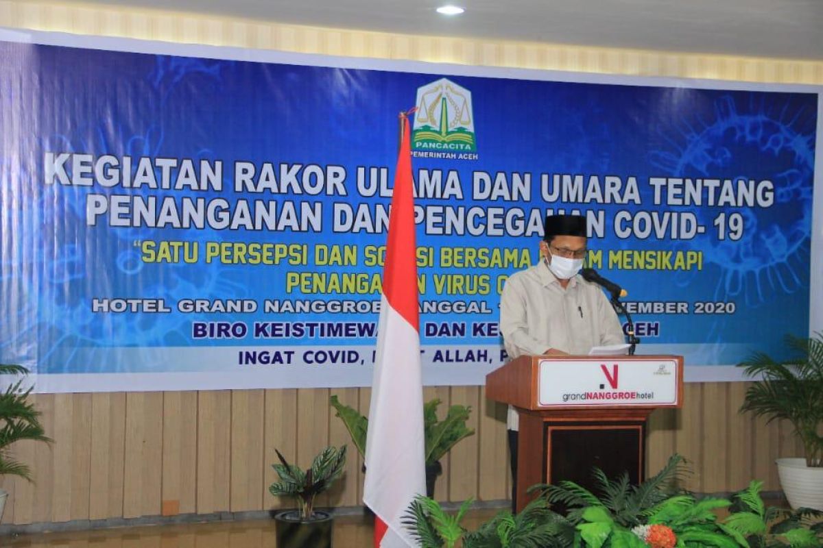 Ulama Aceh sepakat Masjid jadi pusat edukasi bahaya COVID-19